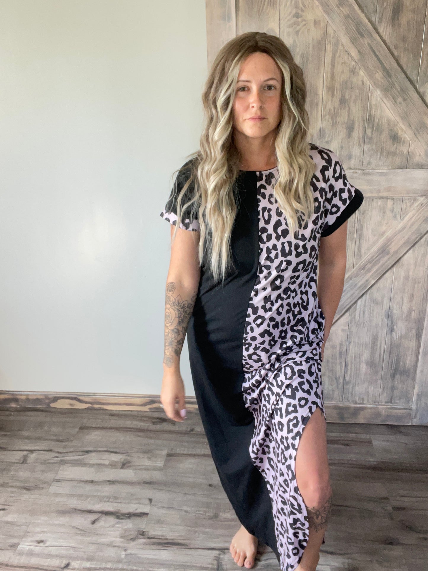 The Misty Leopard Dress/VIP