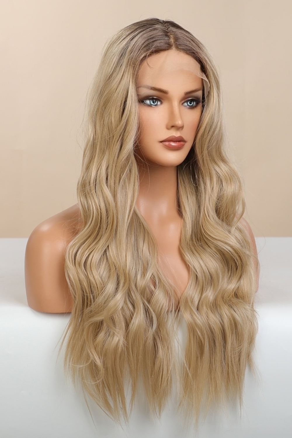 The Selena Lace Front Wig/Synthetic Long Wave 26'' 150% Density