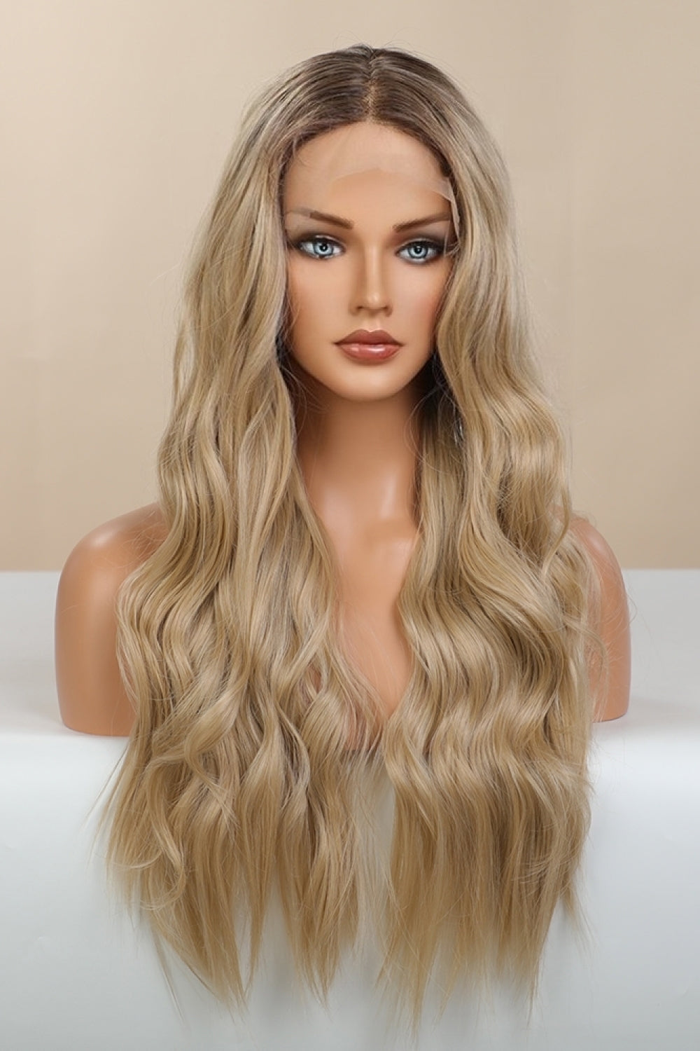 The Selena Lace Front Wig/Synthetic Long Wave 26'' 150% Density