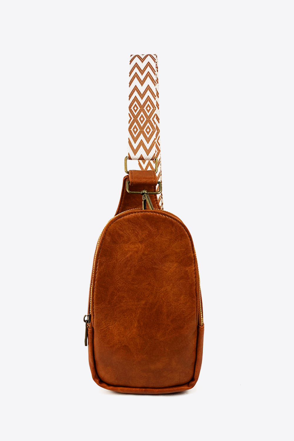 Adjustable Strap Leather Sling Bag